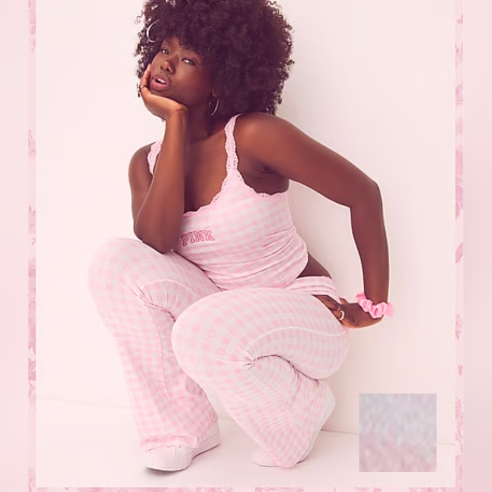 PINK Victoria's Secret Pink and White Checkered